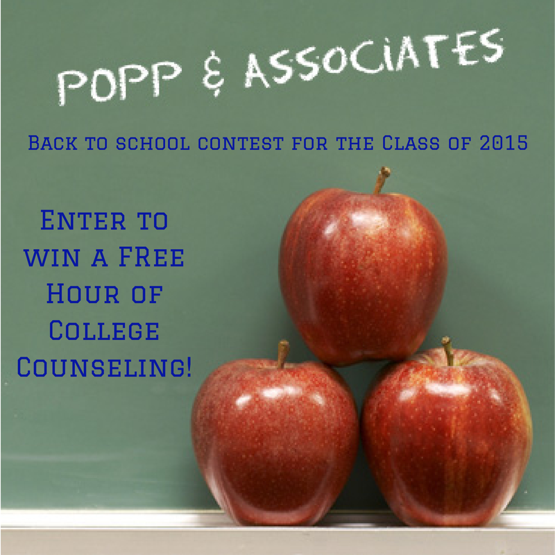 Back-To-School Contest For The Class of 2015